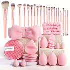 20 40 Pink Makeup Kit Complete Makeup Brush Set  Big Set Includes Soft Brushes  