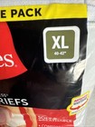 Hanes Mens 6 Pack Underwear Brief Full Rise Cotton Briefs White Size Xl 40-42 