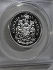 1963 Canada 50 Cents Silver Coin Proof Like Graded Ms 65 By Anacs