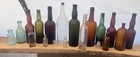 Antique Bottle Collection Lot Of 19 Taylor And Williams Whiskey Clorox Etc