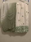 Indian pakistani Women Brand New Shalwar Kameez Light Green And White