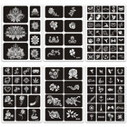 Temporary Tattoo Stencils Reusable For Women Girls  344 Pcs Henna Tattoo Stencil