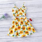 Toddler Kids Baby Girls Clothes Flower Halter Sleeveless Tank Skirts Outfits Set