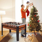 Costway 54   Foosball Soccer Table Competition Sized Football Arcade Indoor Game