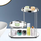 Mirror Perfume Tray 3-tier Vanity Display Tray For Dresser Bathroom Counterto