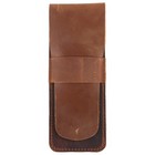 Handmade Leather Pencil Storage Bag Cowhide Fountain Pen Case Holder1875