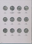 H E Harris 2677 Coin Folder Liberty Head - V Nickel 1883-1912  Album book 5 Cent