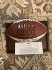 Tom Osborne Signed Football 1996 Fiesta Bowl Nebraska Vs Florida