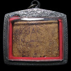 Buddha Phra Somdej Khu  Wat Bangkhunprom Be2509 Stamped Back  Buddhist Pendant