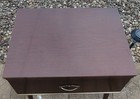 Vintage Sears Wooden Sewing Machine Table Cabinet With Flip Open Top