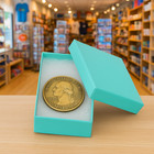 25  50  Or 100 Pcs Teal Blue Cotton Filled Jewelry Gift Boxes Wholesale