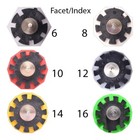 Dopstick 6-16 Facet Index Cheater For Gemstone Faceting Stick Traditional F S
