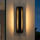 21       Led Modern Wall Sconce black Outdoor Wall Lights Fixture Long Porch Light