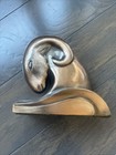 Vintage Art Deco Rams Head Bookends Art Deco Library Decor 1930s Cornell Foundry