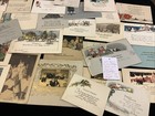 2982    huge Lot  30   Vtg Antique Holiday Christmas Greeting Cards 20s-30s Heavy