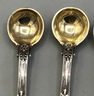 English King By Tiffany   Company Sterling Silver Set Of 4 Salt Spoons 2 25 