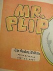 1969 Philadelphia Sunday Bulletin     mr  Plip     moon Landing Day    Neat Comic 