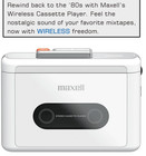 New  Maxell Wireless Cassette Player 11 Hours Bluetooth Usb-c Rechargeable 19731