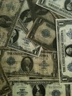 1923 One Dollar Note  1 Silver Certificates G-vf Bill Blue Seal Us Large Size   