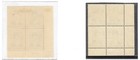 Egypt - 1937 Farouk Civil Control Blocks With Shifted Perforation Mnh   Mh