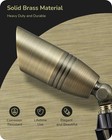 Solid Brass Landscape Spotlights  12v Led Low Voltage Landscape Lights  4 Pack