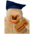 Vintage Baby Gonga Thumb Sucking Gorilla Monkey Plush Russ Berrie Tan Class 1981