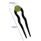3pcs Acrylic U Shape Hair Forks Vintage Elegant Hair Fork Decorative Hair For   