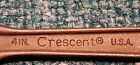 Vintage Crescent Tool Co 4 Inch Adjustable Black Oxide Wrench  Crestoloy  Usa 
