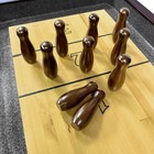 Tabletop Shuffleboard Bowling Pin Set Portable Shuffleboard Bowling Pin Game