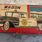 Box Only For Friction Powered Police Patrol Wagon With Siren Made In Japan