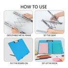 Slant Board For Writing 16 X 12 Inch Adjustable Tilted Blue 