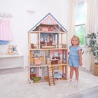 Kidkraft Charlotte Classic Wooden Dollhouse With 15 Accessories  For 12 Dolls