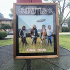 1985 Led Zeppelin Wooden Framed Vintage 21x18 Inch