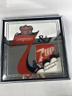 Vintage 1970s 80s Seagram s 7 Whiskey 7-up Soda Pop Wall Hanging Mirror Sign 7 7