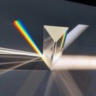 Optical Triangular Prism Crystal Glass Science Light Spectrum Physics Teaching