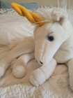 Vintage 1978 Dakin Pillow Pets White Unicorn Plush No Collar Stuffed Animal