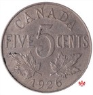 1926 Canada 5 Cents Far - Ef - Lot 11087