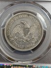 Pcgs Xf45 1843 Seated Half Dollar Beautiful Eye Appeal