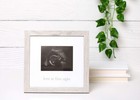 Rustic Sonogram Picture Frame  Love At First Sight Gender-neutral Baby Keepsa   