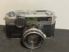 Petri E bn Camera   Orikkor 45mm F1 9 Lens   White   Japan   1960