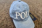 New Polo Ralph Lauren Kid s Adjustable Hat - Light Blue - One Size  4-6x   53cm 
