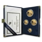 4 Coin Proof Gold Eagle Set Ogp Original Box   Coa Random Date 1 85 Ozt Net
