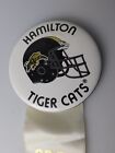 Hamilton Tiger Cats Cfl Football Vintage Button Grey Cup Ribbon Helmet Logo