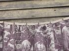 Antique French Toile De Nantes 1815 Bed Curtain Purple The Textile Trunk 