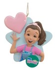 Kurt Adler Ms  Rachel With Heart Ornament For Personalization