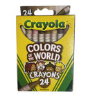 Crayola 24 Pc Colors Of The World Crayons Lot Of 6 Boxes New