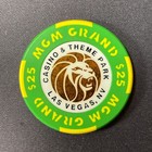 Mgm Grand Las Vegas Nevada  25 Casino Chip 1993 Obsolete Gaming Token Poker