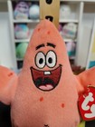 2004 Ty Beanie Babies X Spongebob Squarepants - Patrick Star Plush  with Tag 