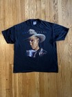 Vintage 90   s Garth Brooks Fresh Horses Hefty Country Tour T Shirt  men   s Xl 