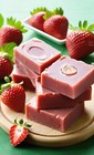 Strawberry Handmade Organic Soap Bar Natural Oil Wonderful Scent Premium Body